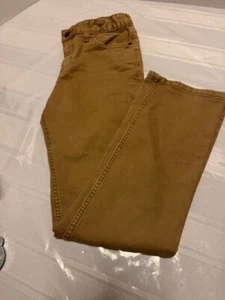 Cat & Jack Pants Size 14 Kids Khaki Tan Straight Stretch Waist -Free Shipping - Picture 1 of 9