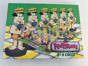 The Flintstones 3-D Chess Set Vintage (Hanna-Barbera, 1993) Complete - Picture 1 of 5