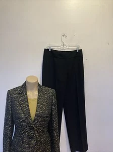 Kasper 3 piece size 8 multi-color jacket, top, pant suit - Picture 1 of 24
