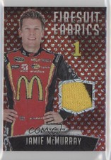 2016 Panini Prizm NASCAR Firesuit Fabrics Red Flag Prizm /25 Jamie McMurray #JM