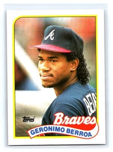 1989 Topps Traded Rookie Geronimo Berroa Atlanta Braves #10T - Picture 1 of 2