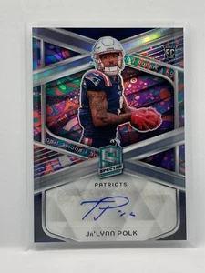 2024 Panini Spectra Psychedelic Auto Ja'Lynn Polk #5/5 RC Rookie Prizm #RA-JPK - Foto 1 di 2