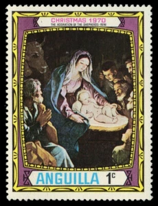 ANGUILLA 114 (SG100) - "Adoration of Shepherds" by Reni (pa51114) - Picture 1 of 1