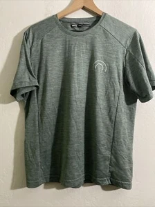 REI Co-Op Shirt Mens M Green Crew Neck Short Sleeve Polyester Outdoor Hiking - Picture 1 of 11
