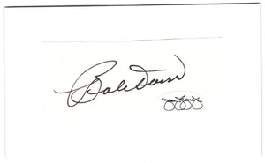 Bobby Doerr Autographed Cut attached to a 3x5 index card JSA Sticker COA - Picture 1 of 2