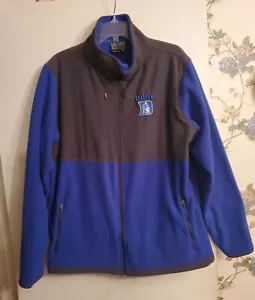 Men's Duke Colosseum Blue & Gray Full Zip with Pockets Fleece XL - Picture 1 of 8