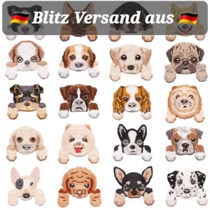 Flicken zum Aufbügeln Bügelflicken Aufbügler Kind Patches Hund Aufbügelflicken - Bild 1 von 21