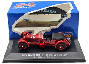 IXO LM1931 Alfa Romeo 8C #16 Winner Le Mans 1931 - Howe/Birkin 1/43 Scale - Picture 1 of 3