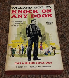 Willard Motley,  Knock on Any Door [Mass Market Paperback] 1958 10th Printing - Foto 1 di 8