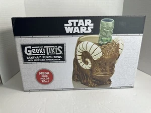 Star Wars Celebration 2022 Bantha Punch Bowl Set Geeki Tikis Brand New - Picture 1 of 6