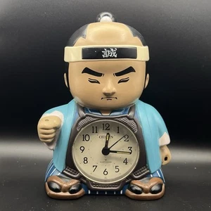Vintage Citizen sprechender Samurai Wecker - funktioniert super siehe Video - Bild 1 von 8