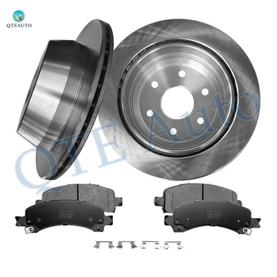6PC Rear 325 Brake Rotors-Ceramic Brake Pad Kit For 2002-2004 GMC Yukon XL 1500 - Image 1 of 4