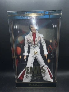 Bambola Elvis Presley "White Eagle Jumpsuit" Tesori senza tempo 2000 - Foto 1 di 8
