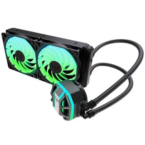 Sapphire Nitro+ S240-A Komplett-Wasserkühlung, ARGB, schwarz - 240 mm - Bild 1 von 8