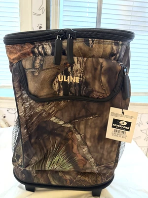 Uline Mossy Oak Rolling Cooler Camo NIB Camping Beach tailgating Picnicking - Image 1 of 4
