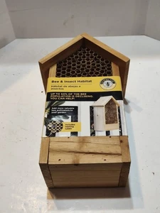 Habitat Api E Insetti Mason Bee Hotel. Corpo in legno ottimo per impollinatori. - Foto 1 di 4