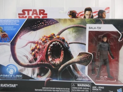 Juego de figuras de acción Hasbro Star Wars Force Link Rathtar y Bala-Tik Edad 4+ NUEVO Foto 1 de 4