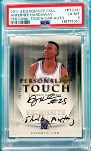 2011 UD Exquisite Anfernee Hardaway Personal Touch Car Auto #PTCAH PSA 6 POP 1! - Picture 1 of 7