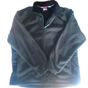 Chaqueta IZOD Para Hombre Extra Grande Verde Polar Cremallera Completa Bolsillos Cuello Simulado Poliéster - Imagen 1 de 4