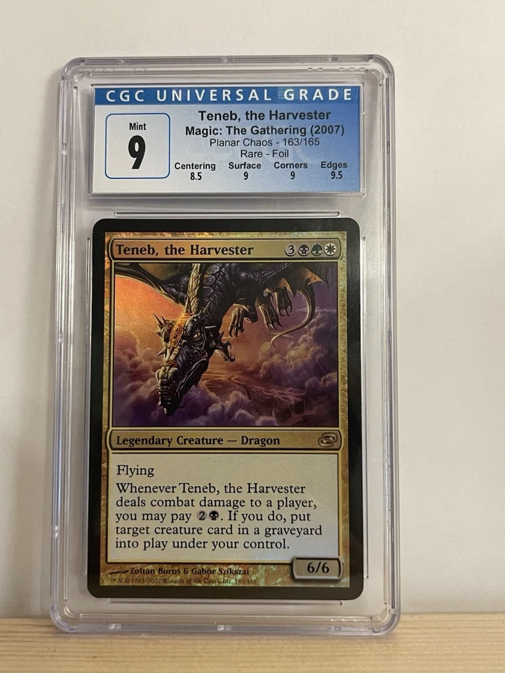 MTG FOIL Teneb the Harvester  Planar Chaos  CGC 9 Mint Magic The Gathering - Image 1 of 2