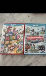 Nintendo Wii U Super Mario 3D World & ESPN (both NEW / sealed) - Bild 1 von 1