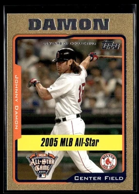 2005 Topps Gold Johnny Damon 1389/2005 Boston Red Sox #5 Foto 1 de 2