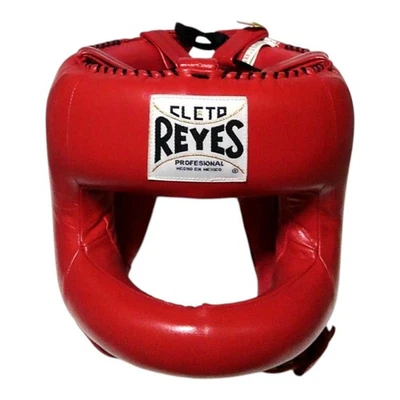 Casco de Boxeo Reyes Retro Años 90 Cara Completa Cuero Rojo Sin Stock Foto 1 de 4