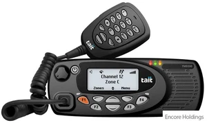Radio móvil Tait DMR - UHF - 450-520 MHz - 25 vatios - EE. UU./FCC - IP54 - TM9355 - Imagen 1 de 1