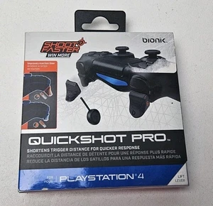 Bionik Quickshot Pro For PlayStation 4 Shortens Trigger Distance - Picture 1 of 6