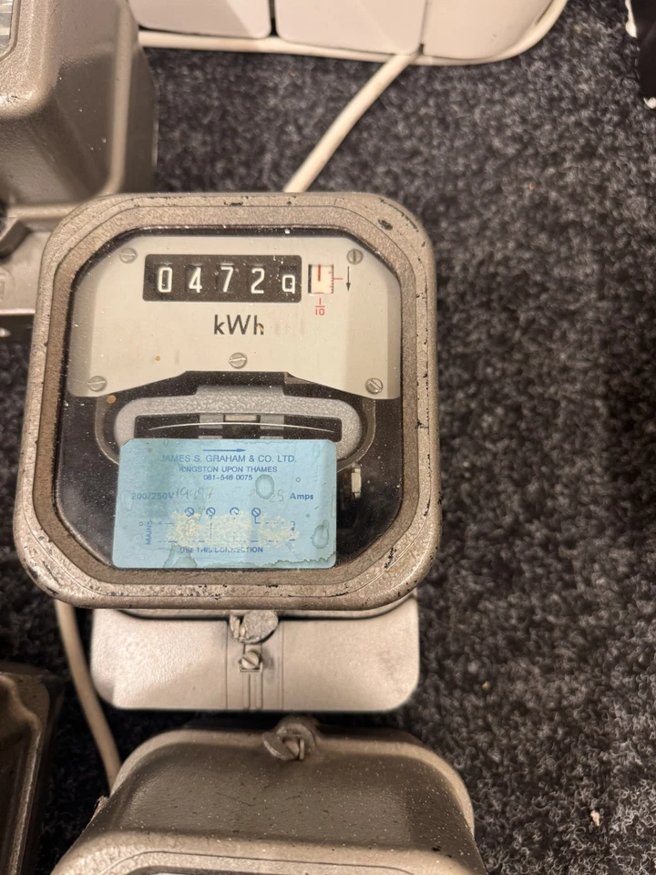 Sangamo Western Electricity Meter. Meter Vintage Untested Was Working Before. - Image 1 of 1