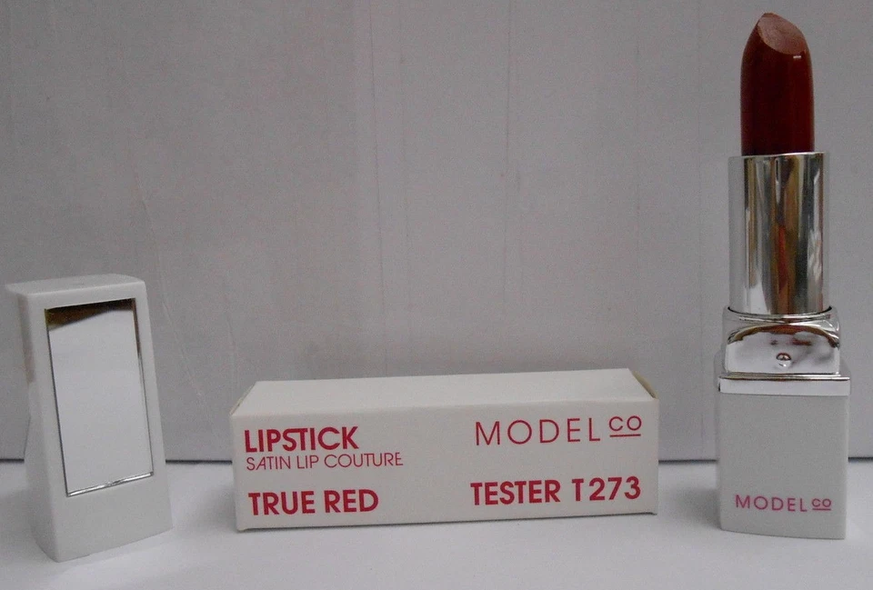 Model Co Lipstick  with mirror Satin Lip Couture Full Size TRUE RED - Image 1 of 1