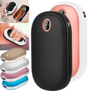 Rechargeable Hand Warmers USB Power Bank Electric Pocket Heater Warmer 10000mAh - Picture 1 of 52