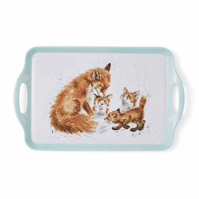 Pimpernel Wrendale Designs Large Handled Tray Bedtime Kiss - Image 1 of 4