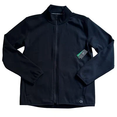 Acogedora chaqueta con cremallera completa negra XXL 14-16 NUEVA CON ETIQUETAS Gap Fit Foto 1 de 4