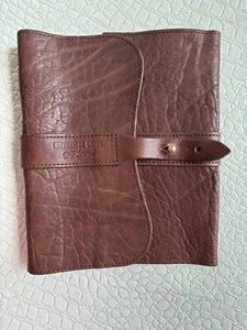 Col Littleton Leder Golf Journal Nr. 9 Chechessee Creek SC Handarbeit USA braun - Bild 1 von 14