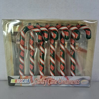 Nascar DALE WONHARDT JR Navidad Bastón de Caramelo Adornos Árbol de Navidad 2008  Foto 1 de 4