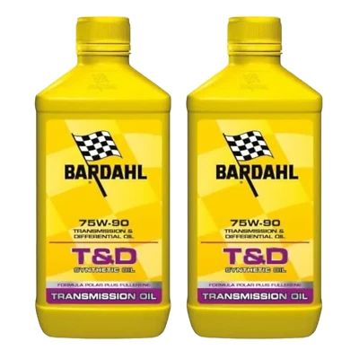 2 Litri Bardahl Bardhal T&D 75W90 Olio Trasmissione Cambio Differenziale GL4 GL5