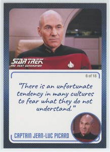 Star Trek The Next Generation A&I Card #1 Jean-Luc Picard ~ Variation 6 of 18