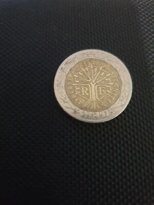 Moneda De 2 Euros 2001 Francia Con Error De Acuñacion - Imagen 1 de 2