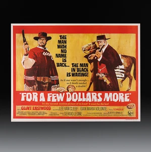 For a Few Dollars More 1965 UK Quad Poster – Linen Backed – Clint Eastwood - Bild 1 von 1