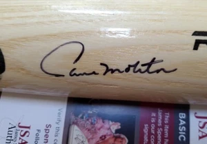 NICE Authentic Autographed Brewers Paul Molitor Blonde Official Bat JSA COA - Picture 1 of 3