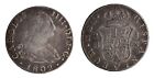 Spain. Charles IV 1802-S CN Silver 8 Reales. 26.53 g., 40 mm. KM-432.2