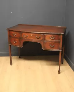 More details for antique edwardian mahogany desk writing table