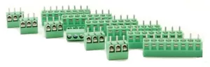 Circuitron 6306 ~ Smail Terminal Block Connectors Screw Terminals ~ 6 Pack - Picture 1 of 2