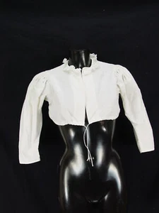Gr38 Dirndlbluse mit Spitzenkragen Bluse für Dirndl Trachtenbluse - Bild 1 von 2