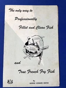 Folleto 1953 "Filete profesional y pescado limpio" 24 páginas, ¡también freír pescado también! - Imagen 1 de 7