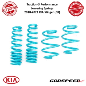 Godspeed Traction-S Performance Lowering Springs Fits 2018-2021 KIA Stinger (CK) - Picture 1 of 8