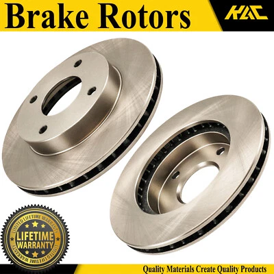 Pair Front Disc Brake Rotors for Nissan Sentra 2000 2001 2002 2003 2004-2006 - Imagem 1 de 4