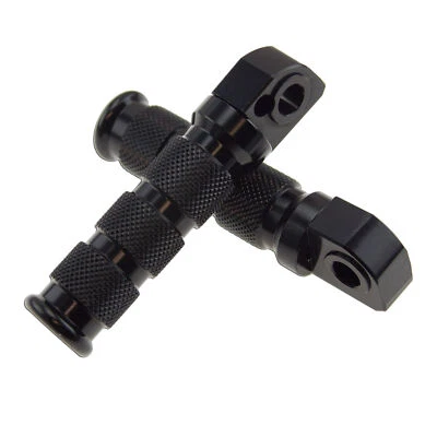 Barra de pasajero negra para Yamaha YZF R6 R1 FZ FZR juego de estriberas deportivas traseras Foto 1 de 2