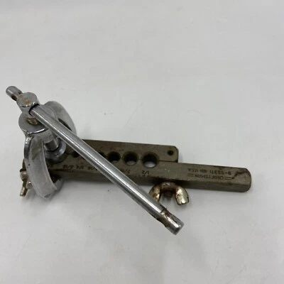 Ferramenta de alargamento de tubo de cobre vintage CRAFTSMAN com caixa e cortador de logotipo sublinhado #9-55371 - Imagem 1 de 4